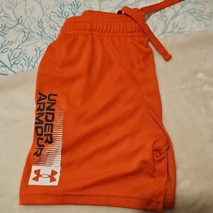 Under Armour Kids Bright Orange Shorts